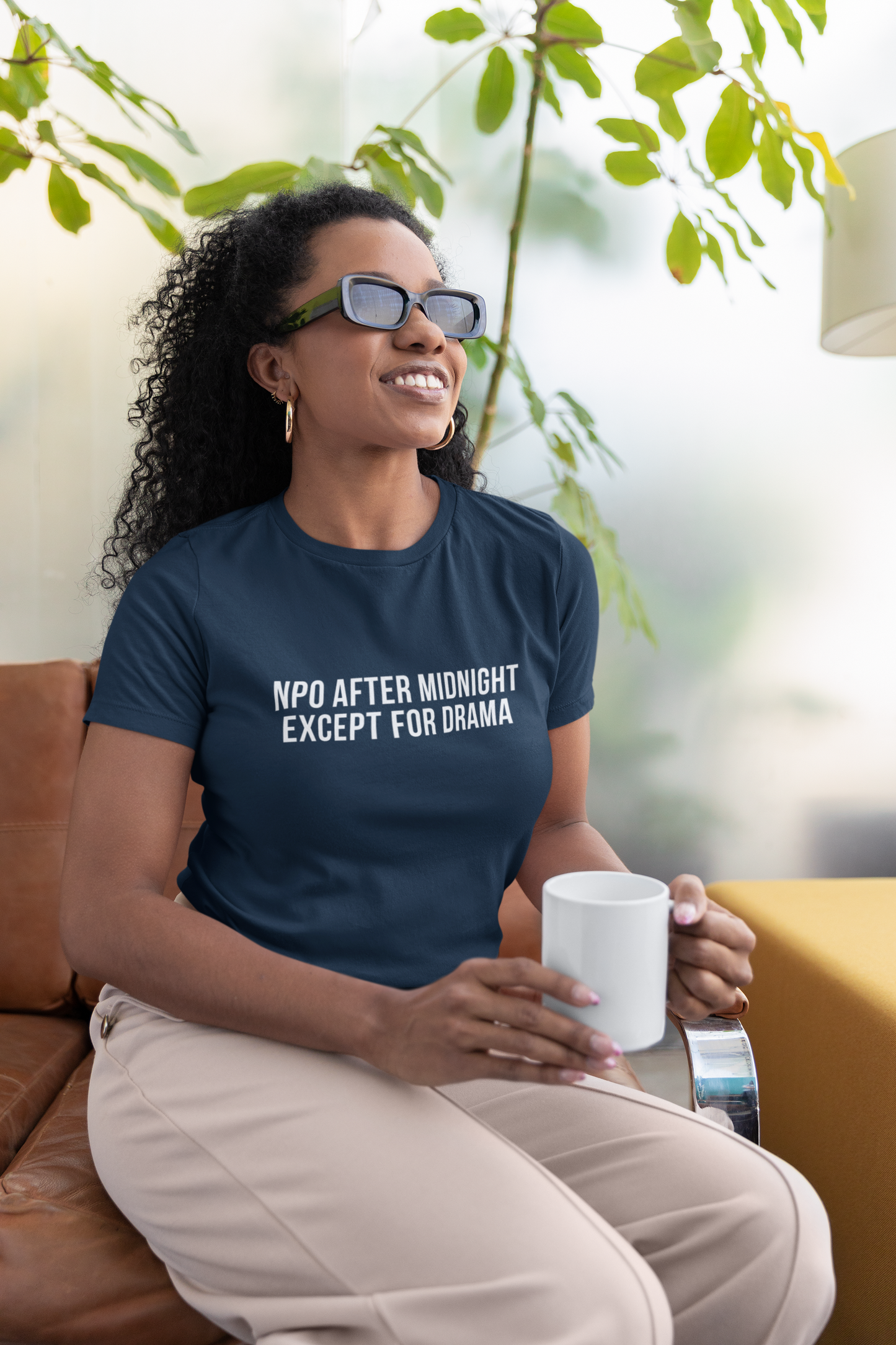 🤫 NPO After Midnight Except for Drama | Funny Nurse Shirt for Night Shift Survival