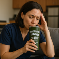 💩 Code Brown Survivor | 20oz Fecal Warfare Tumbler