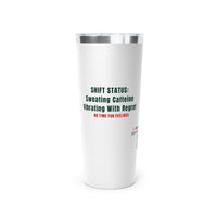 ☕️ Coffee First. Chart Later. | Nurse Tumbler 20oz (Vitals Optional)