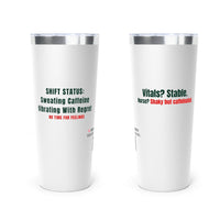 ☕️ Coffee First. Chart Later. | Nurse Tumbler 20oz (Vitals Optional)