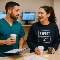 π Report = Lies, Confusion & Regret | Nurse Burnout Sweatshirt