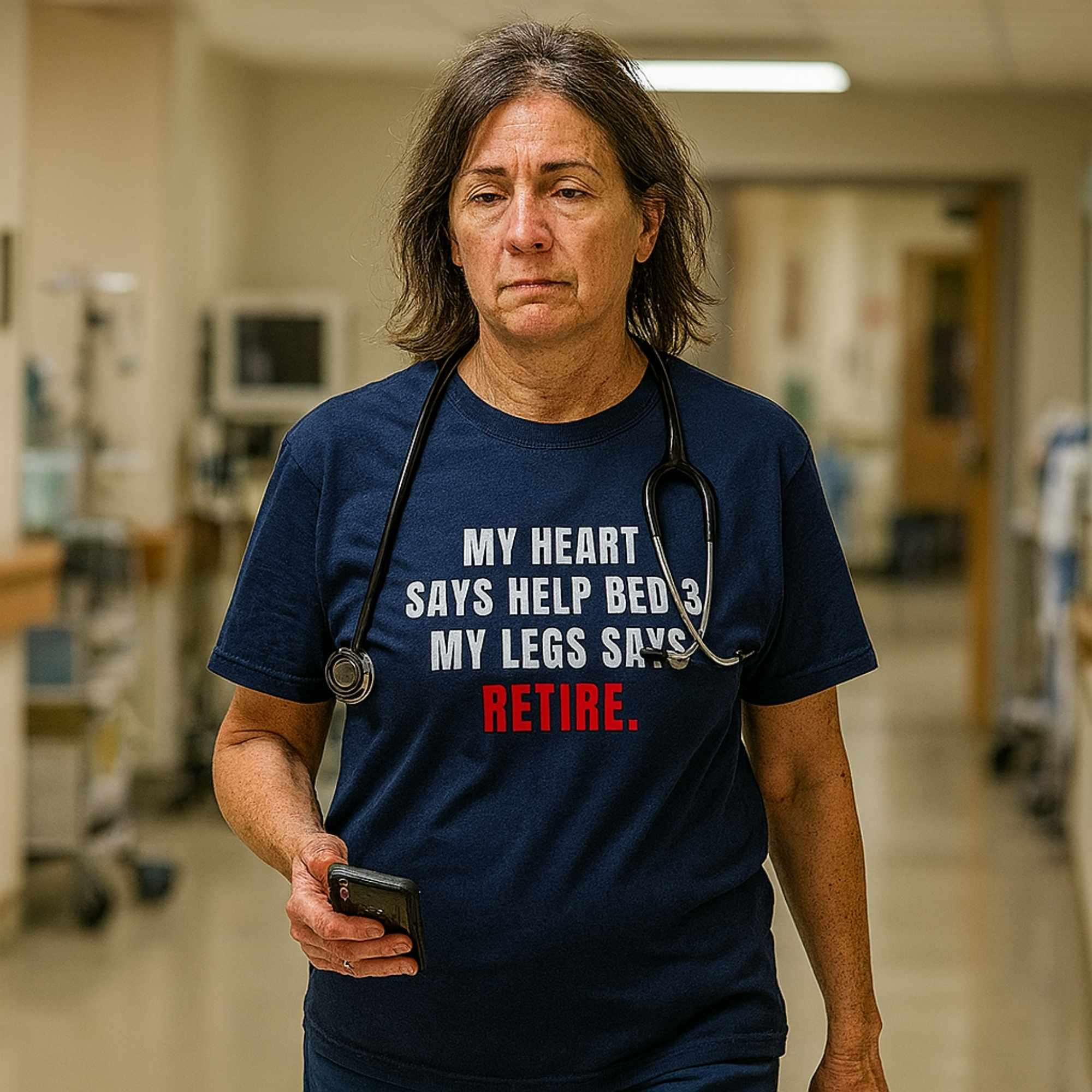 🦵 Help! My Legs Say Retire | Nurse Shift Tee