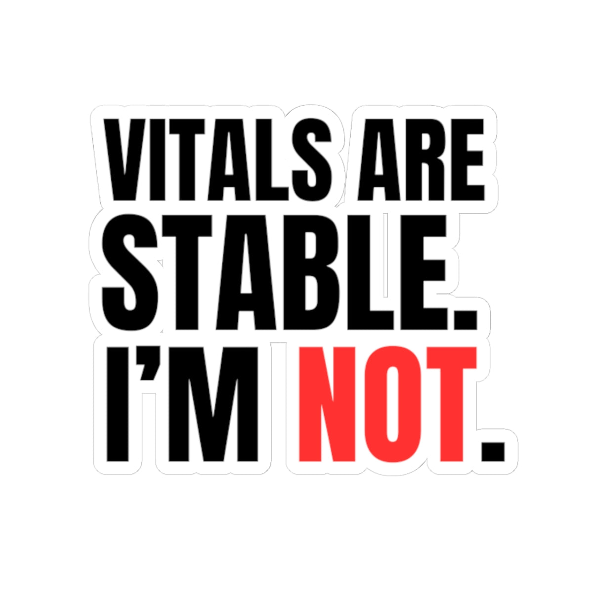 🧠 Emotionally Stable? I’m Sticker-Shocked.