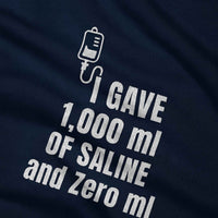 💉 1,000 ml Saline. Zero Patience. | Nurse Burnout Sweatshirt