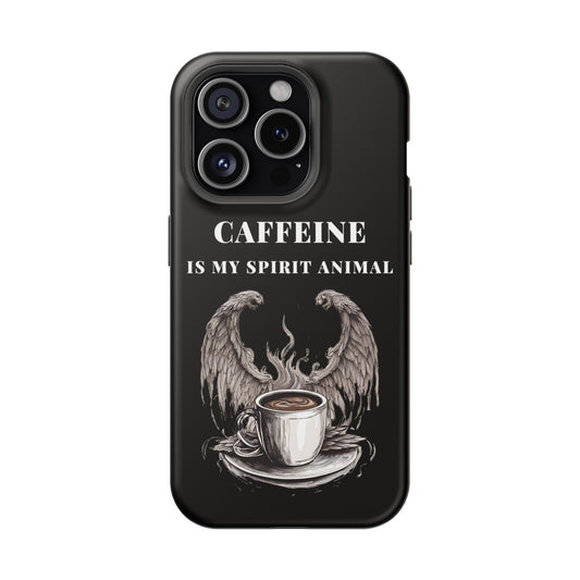 Nurse Coffee Phone Case | Coffee is My Spirit Animal | Nursing Student Gift | MagSafe iPhone Case | Funny Coffee Lover Case