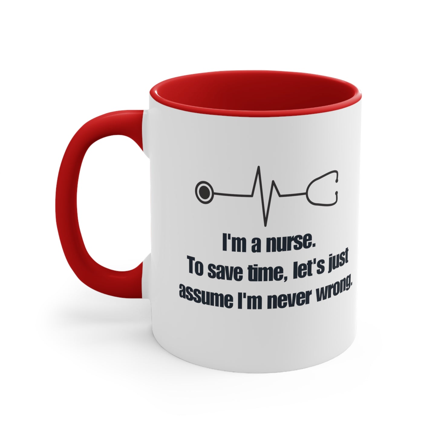 I'm a Nurse , Never Wrong 11oz Mug