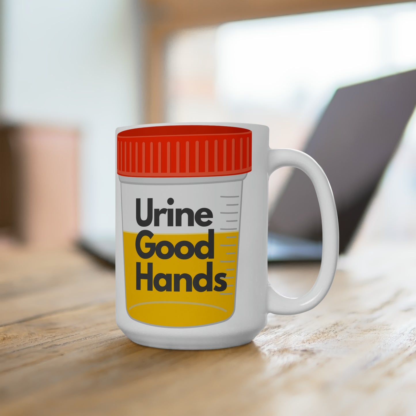 ‘Urine Good Hands’ Coffee Mug