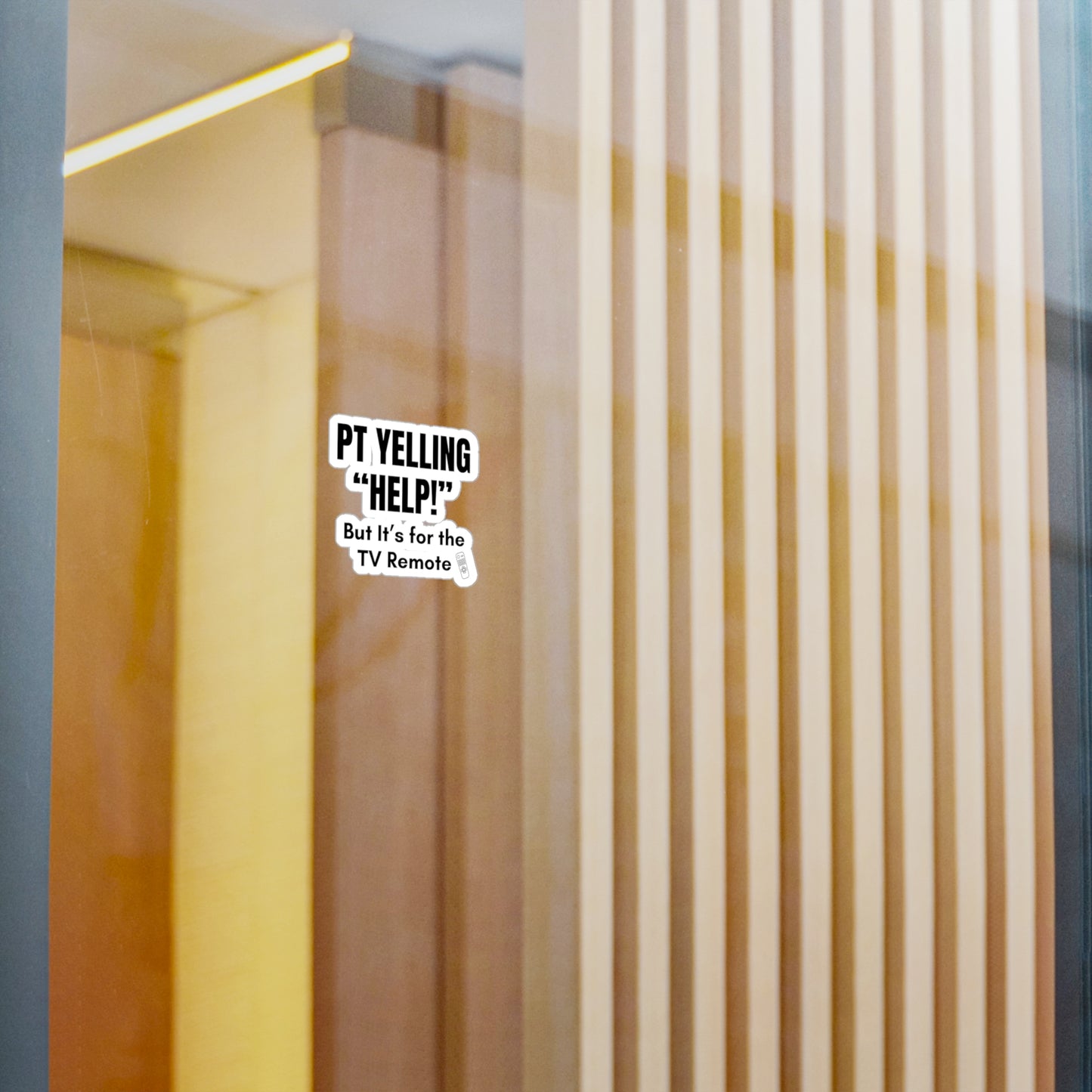 🗣️ PT YELLING “HELP!” | Nurse Burnout Vinyl Sticker