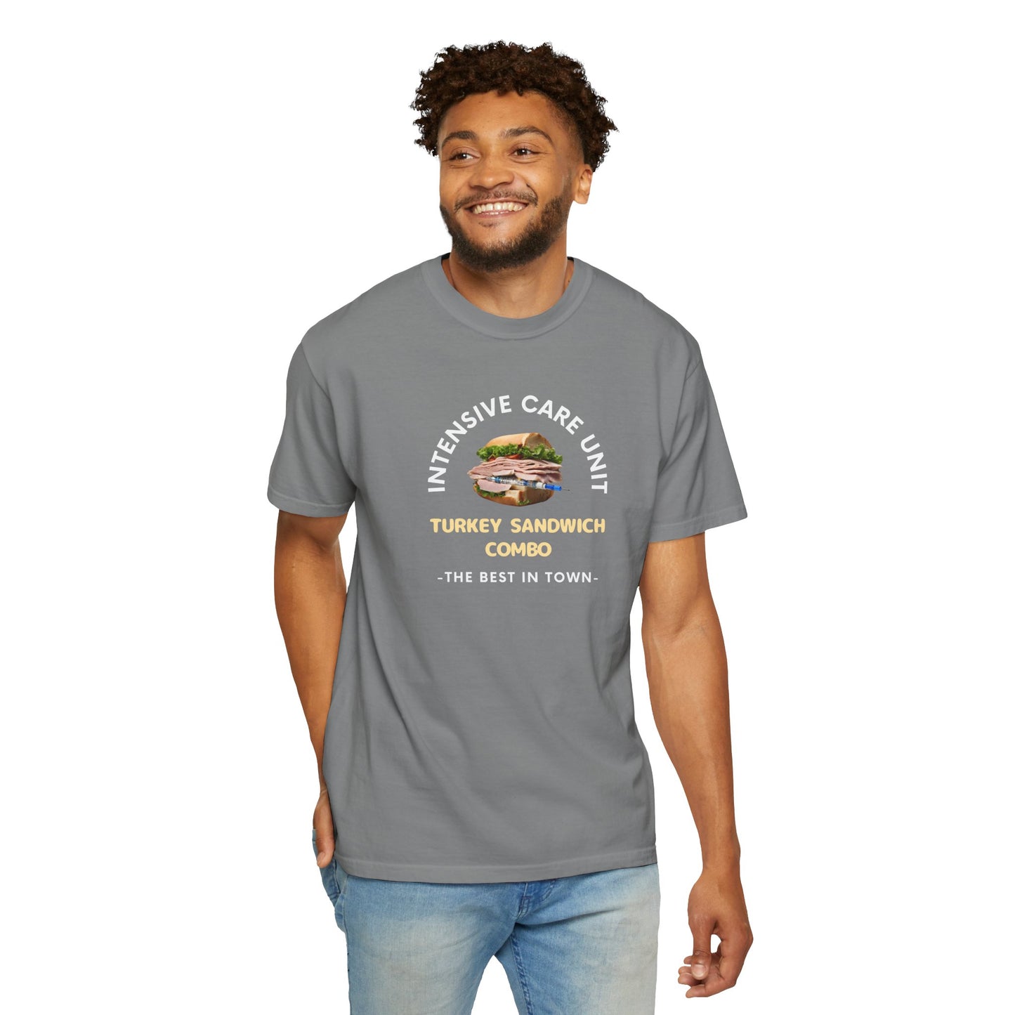 ICU Turkey Sandwich Tee" - Where Humor Meets Healthcare