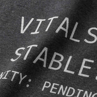 🩺 Vitals Stable. Sanity Pending. | Nurse Burnout Sweatshirt