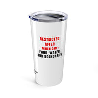 🚫 NPO After Midnight (Except for the Trauma) | White 20oz Nurse Tumbler