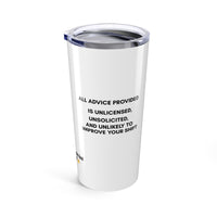 🧠 Break Room Therapist | No Degree. No Filter. | 20oz Nurse Tumbler