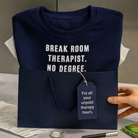 🛋️ Break‑Room Therapist | Nurse Burnout Sweatshirt