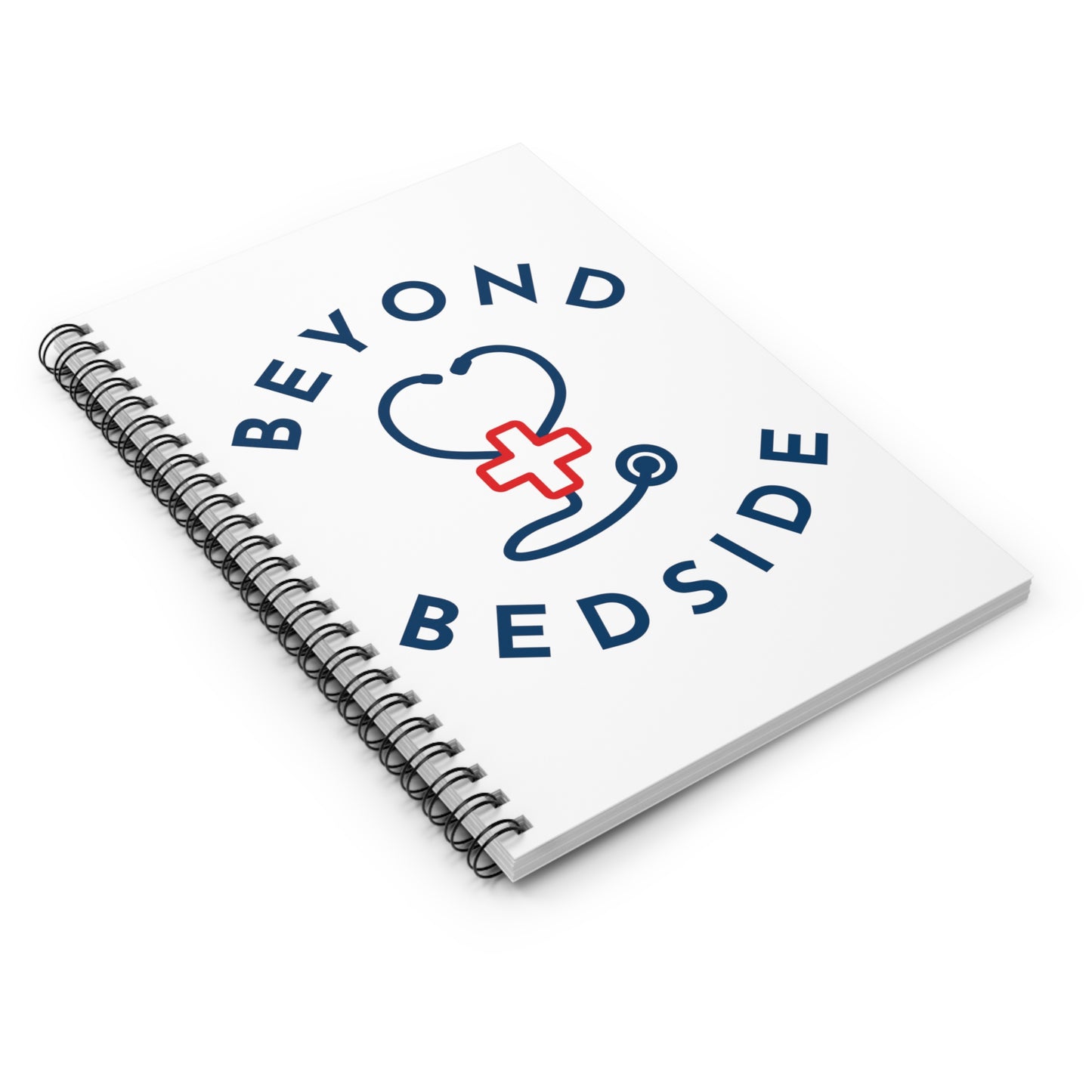 Beyond Bedside White Spiral Notebook