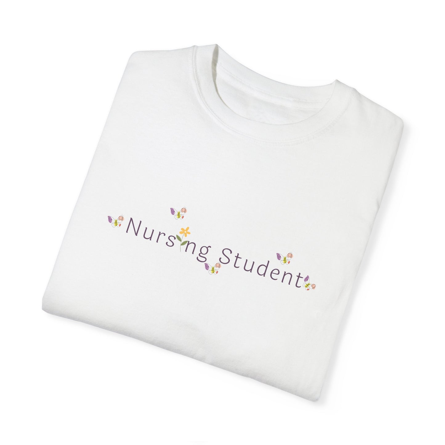 Nursing Student Shirt | Celebrate Nursing Week | Floral Butterfly Gift | Present for Nurse