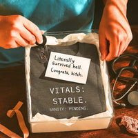 🩺 Vitals Stable. Sanity Pending. | Nurse Burnout Sweatshirt