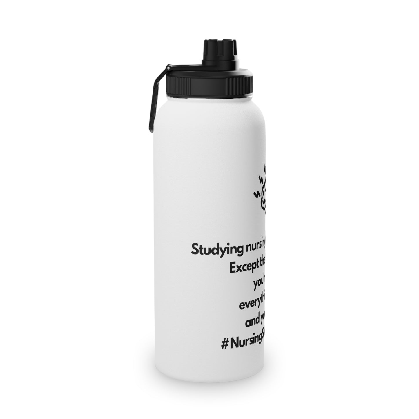 Studying Problems Water Bottle