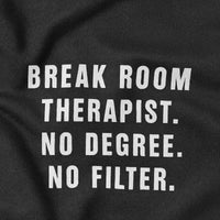 🛋️ Break‑Room Therapist | Nurse Burnout Sweatshirt