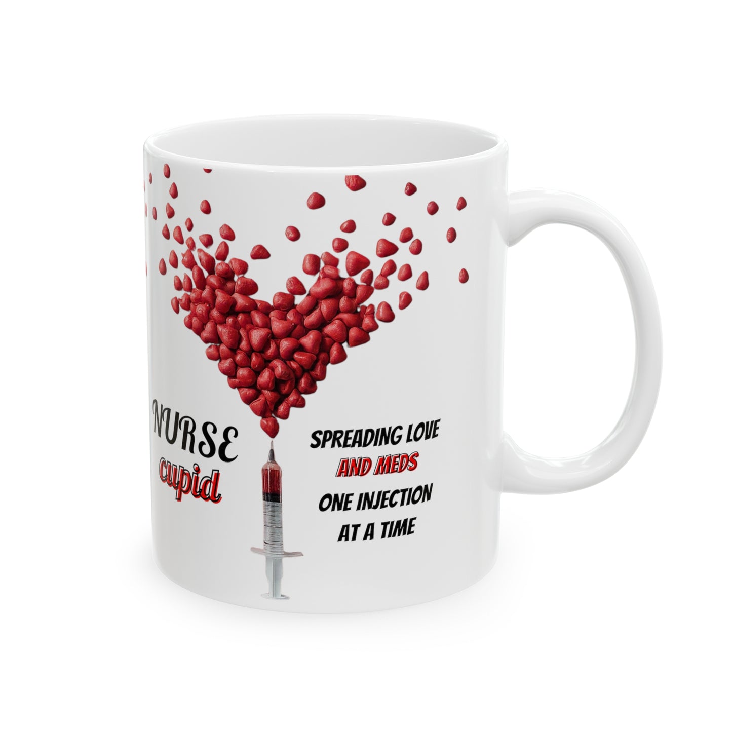 💘 Nurse Cupid Mug: Spreading Love &amp; Meds One Injection at a Time 💊 😜