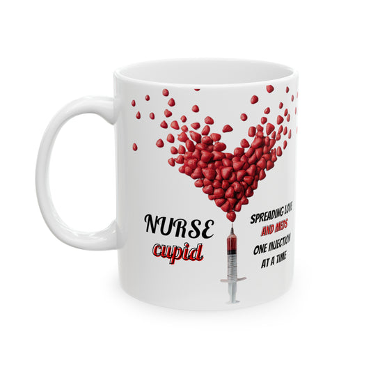 💘 Nurse Cupid Mug: Spreading Love &amp; Meds One Injection at a Time 💊 😜