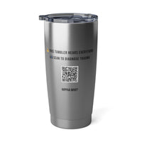 🧾 REPORT: Lies, Confessions & Regrets | 20oz Stainless Nurse Tumbler