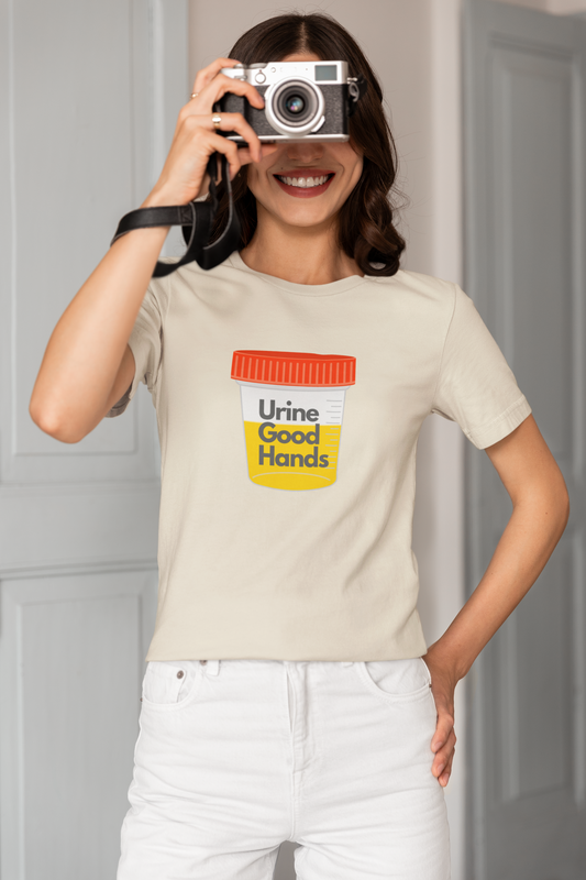 Urine Good Hands – Funny Nurse Shirt 💉😂