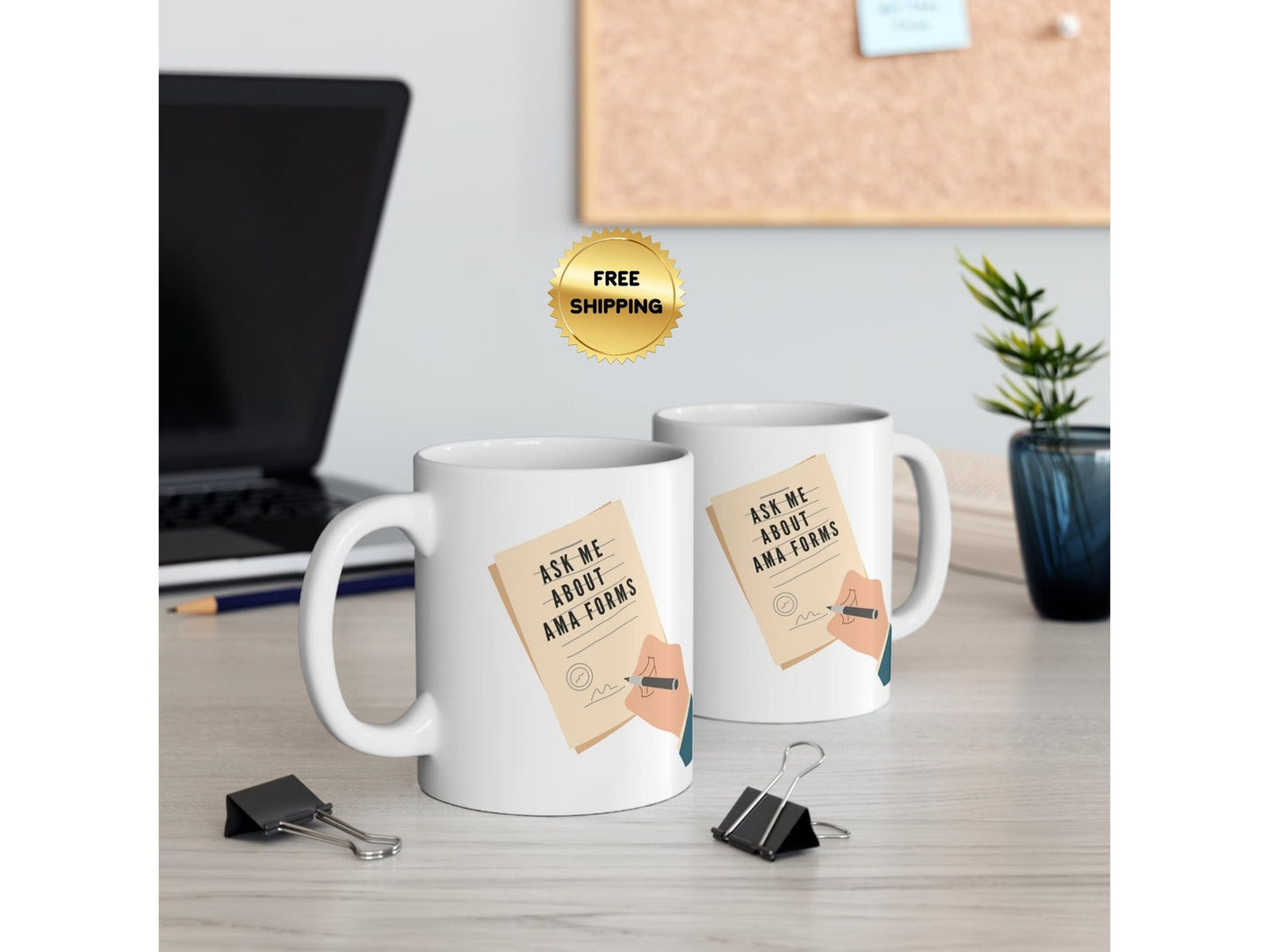 🤪 AMA Forms Got You Stressed? Nurse Humor Mug - 11oz, Microwave &amp; Dishwasher Safe ☕️ 🏥