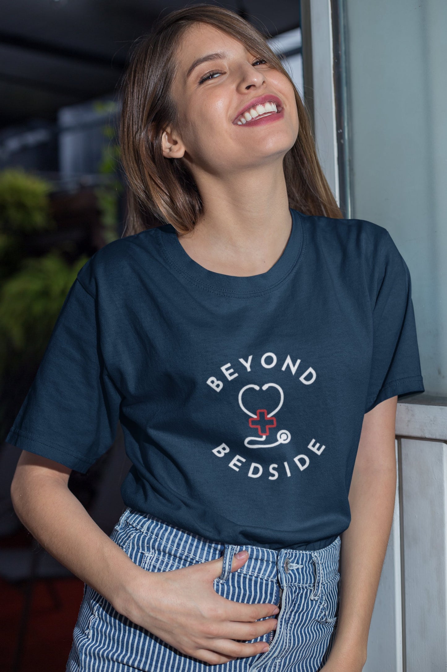 🌙 “Beyond Bedside” Pre-Shrunk Nursing T-Shirt 🌙