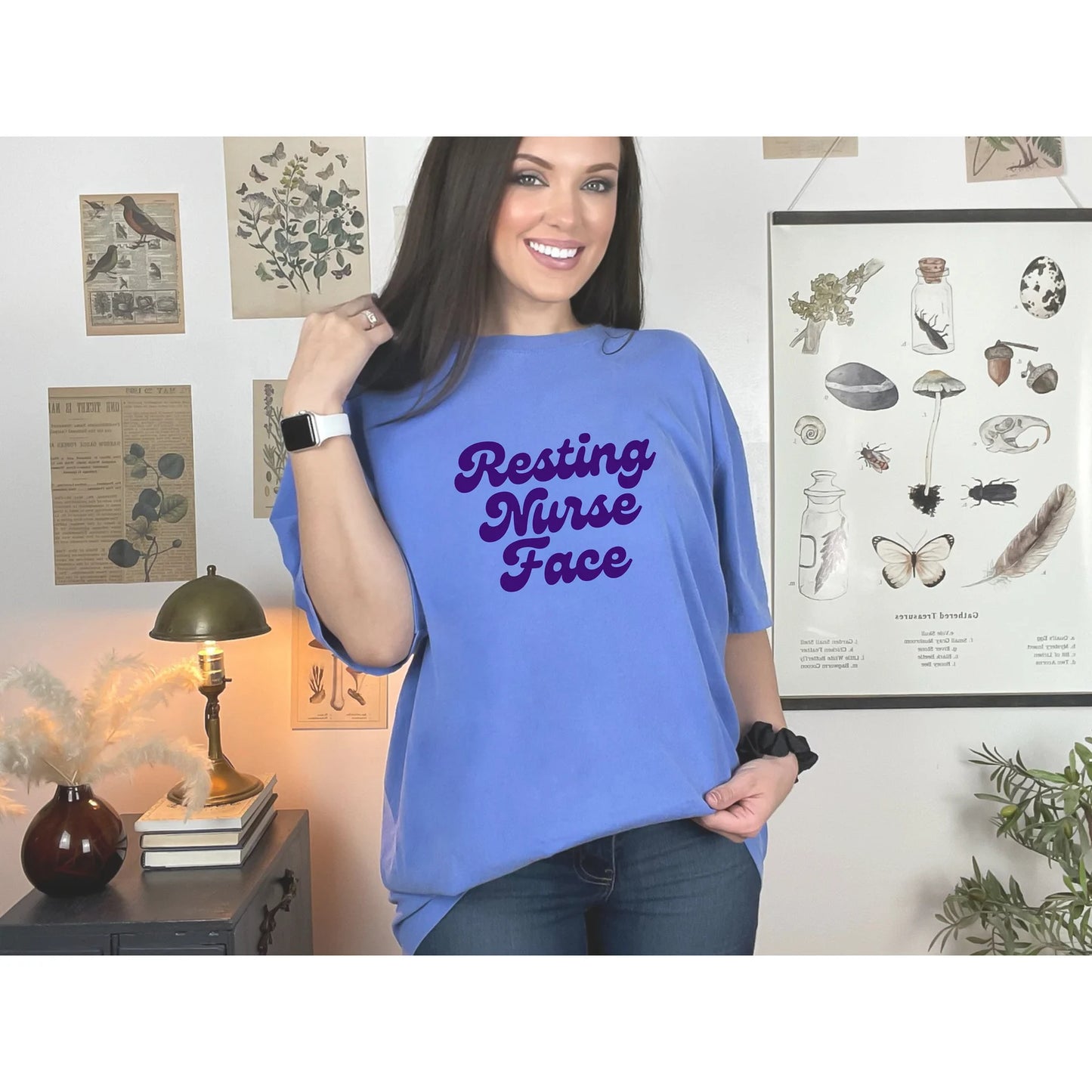 👩‍⚕️😐 “Resting Nurse Face” T-Shirt 👩‍⚕️😂