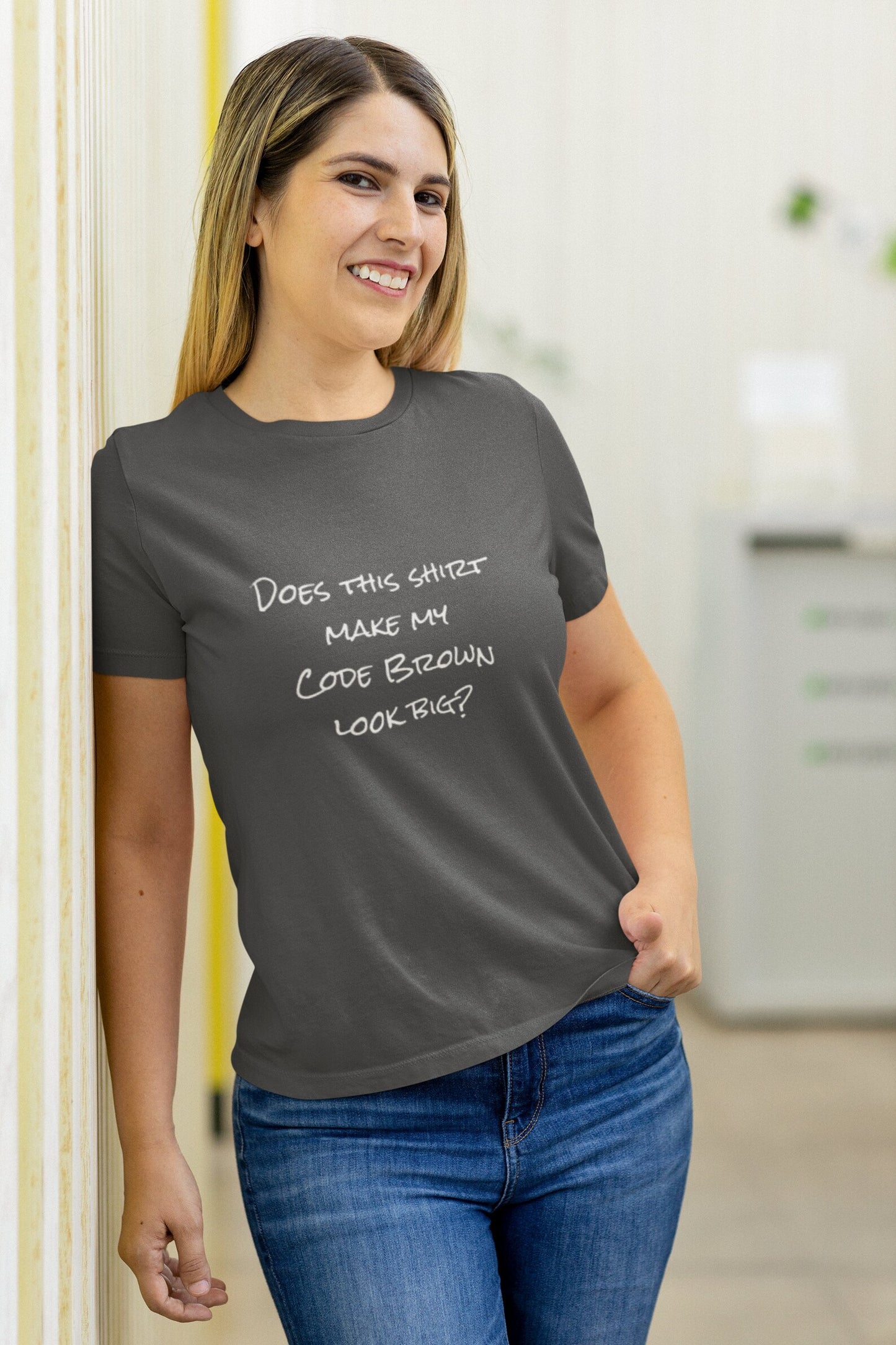 Does This Shirt Make My Code Brown Look Big? Funny T-Shirt