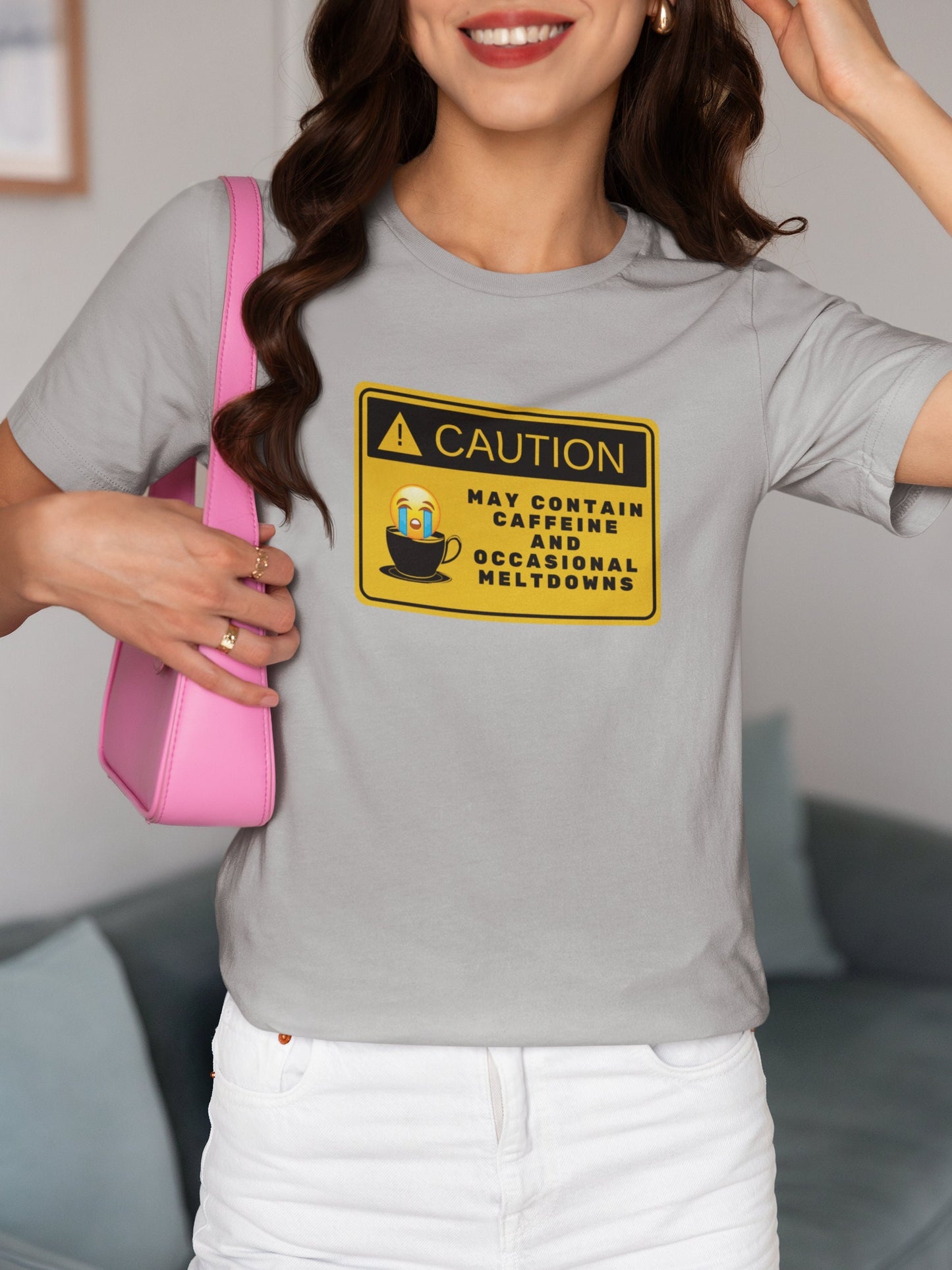 Funny Coffee T-Shirt Gift for Nurses and Caffeine Lovers