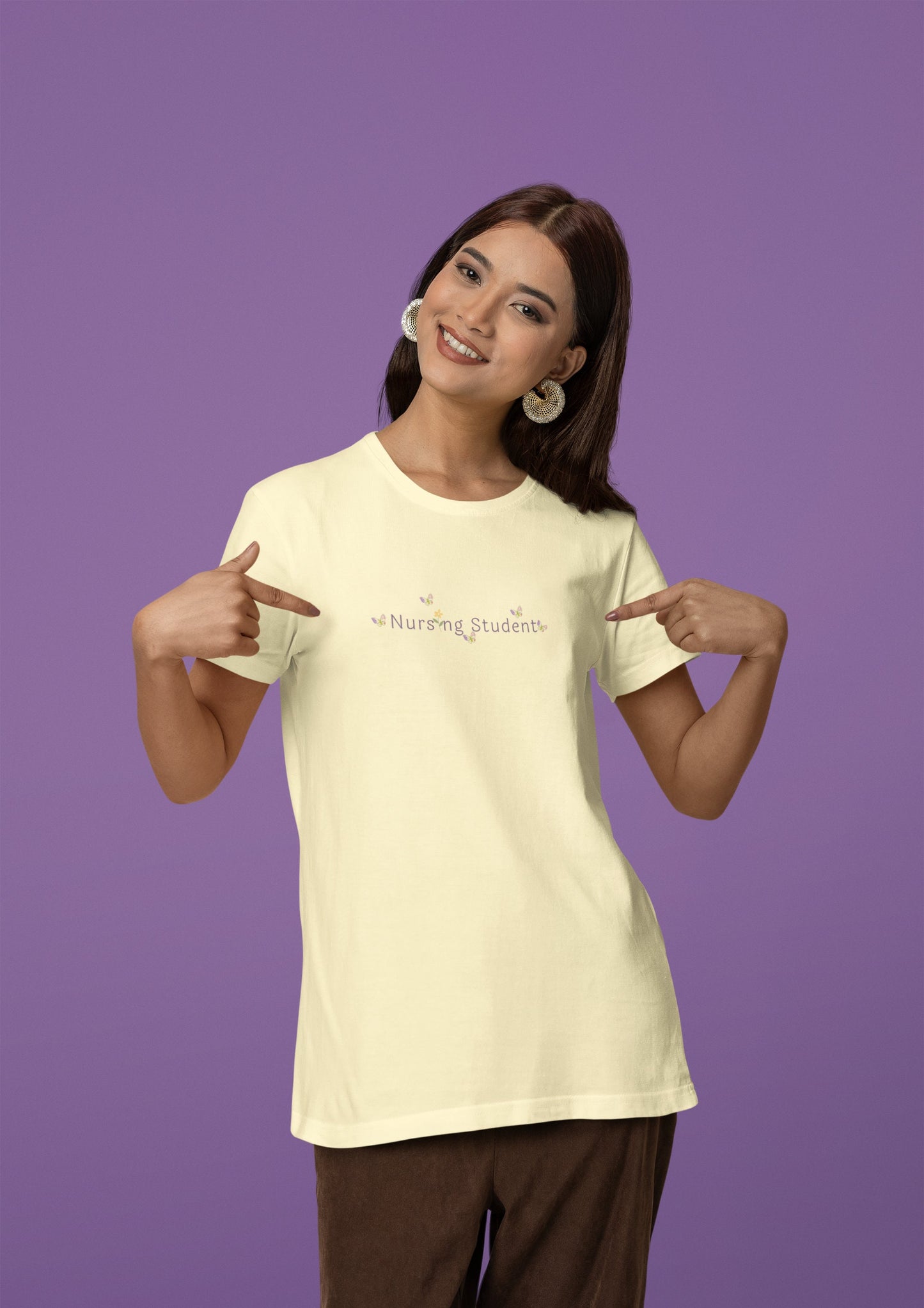 Butterfly Nursing Student T-Shirt