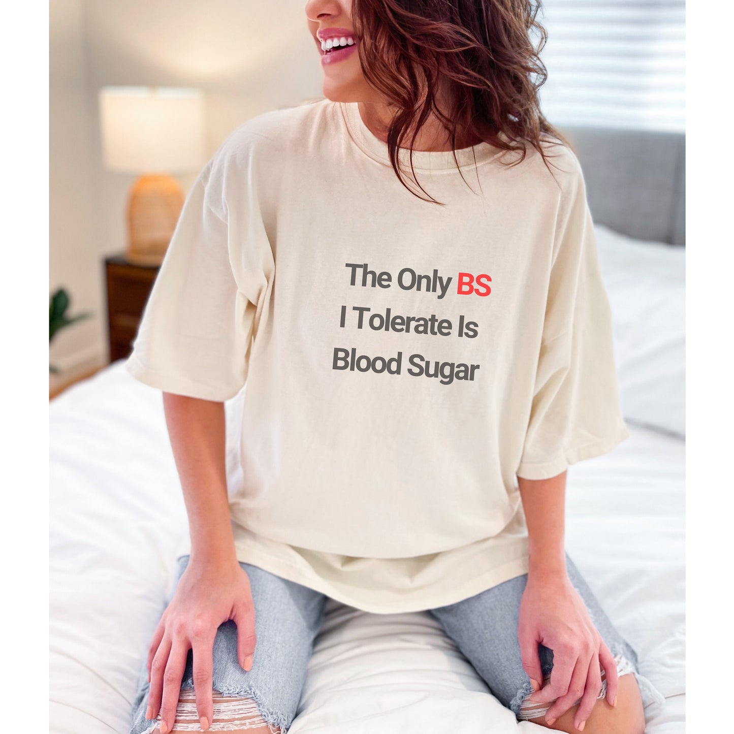 Funny Nurse Shirt – ‘The Only BS I Tolerate is Blood Sugar’