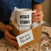 🩺 Vitals Stable. Sanity Pending. | Nurse Mug